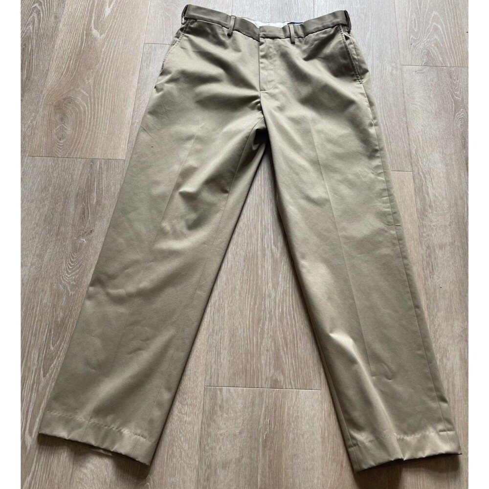 Lands Ends Traditional Fit Chino Pants| Men’s 35 100% Cotton